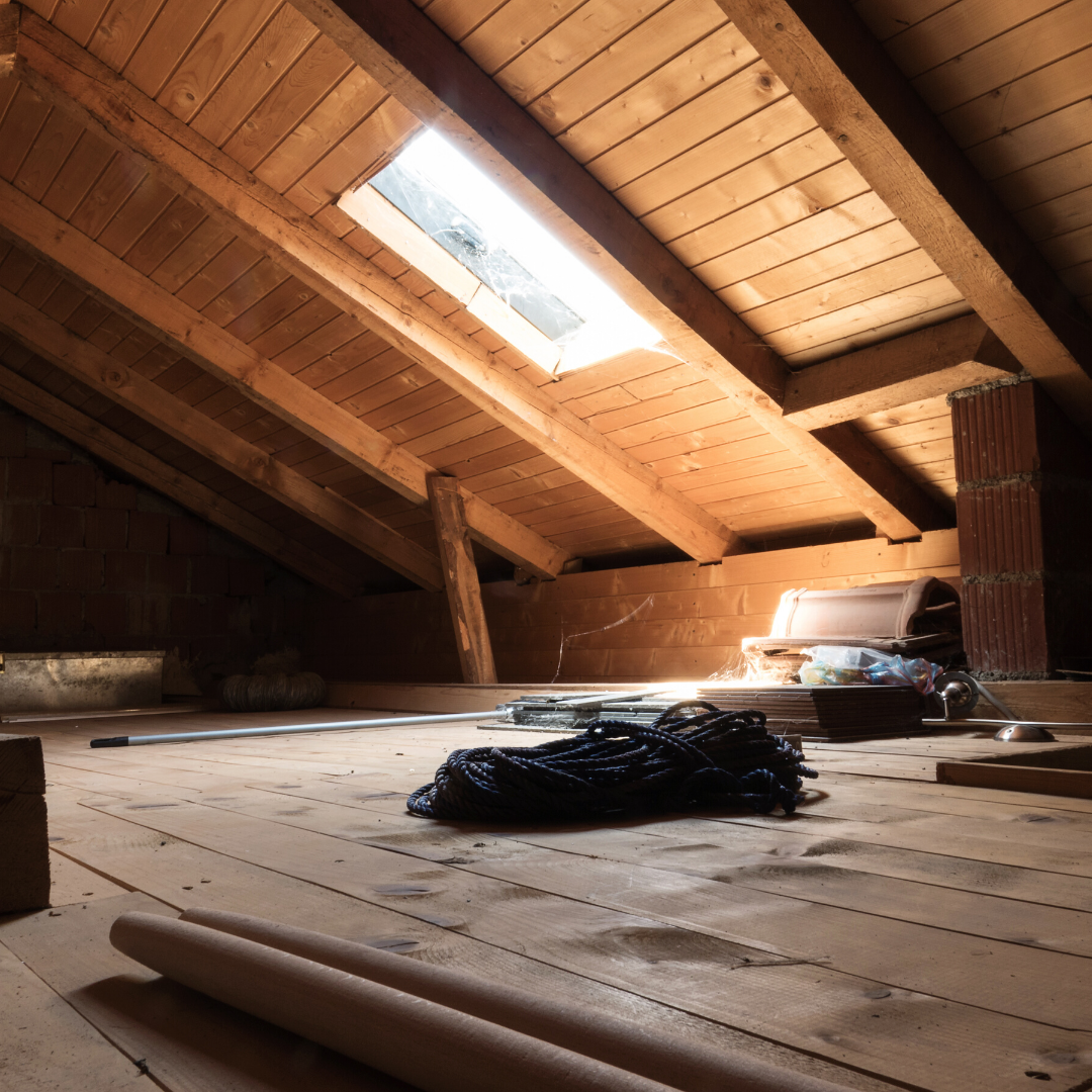 Clean attic after professional mold removal and remediation by MoldTech